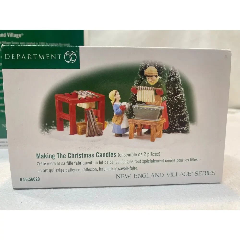 Dept 56 New England Series Platt's Candle And Wax & Making the Christmas Candles